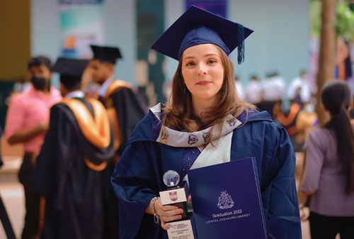 <p>Hi, I&rsquo;m Ebony, a student of Liverpool John Moores University at SLIIT, and my experience has been truly rewarding. Even during the challenges of the pandemic, the lecturers were incredibly supportive and made the transition to online learning smooth and engaging. The Psychology program has been both insightful and inspiring. I would highly recommend it to anyone interested in pursuing a career in psychology. Studying here has been one of the best decisions I&rsquo;ve made.</p>