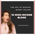 The Art of Making Money Online: 15 High-Income Blogs [Infographic]