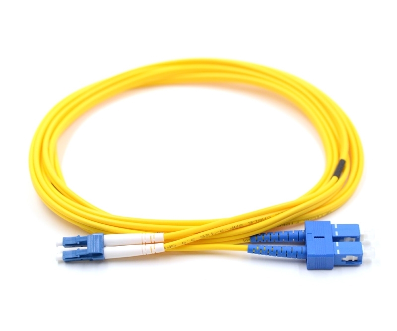 Patchcord SC-UPC To LC Duplex SM 3 Meter Fiber Optik Jumper - Orbit.co.id