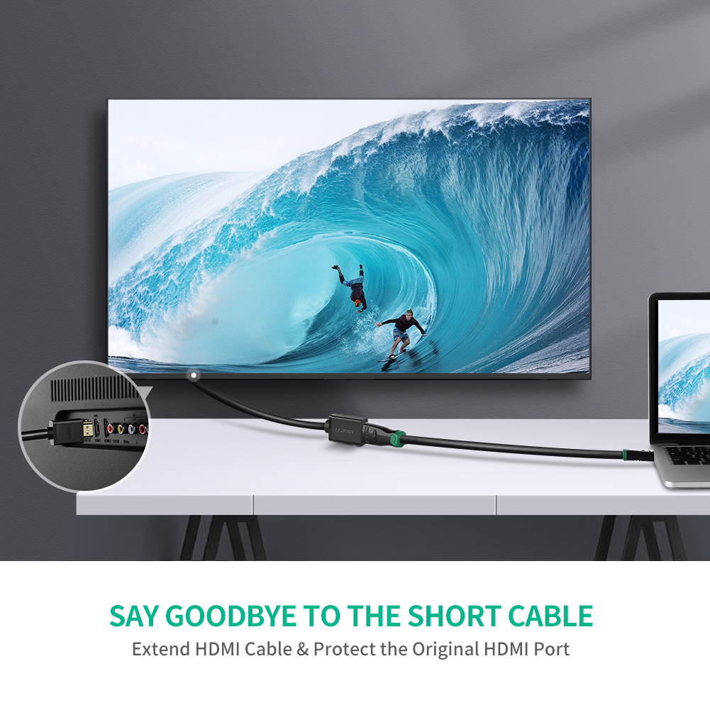 Ugreen HDMI 2.0 Cable Male To Female 1 Meter
