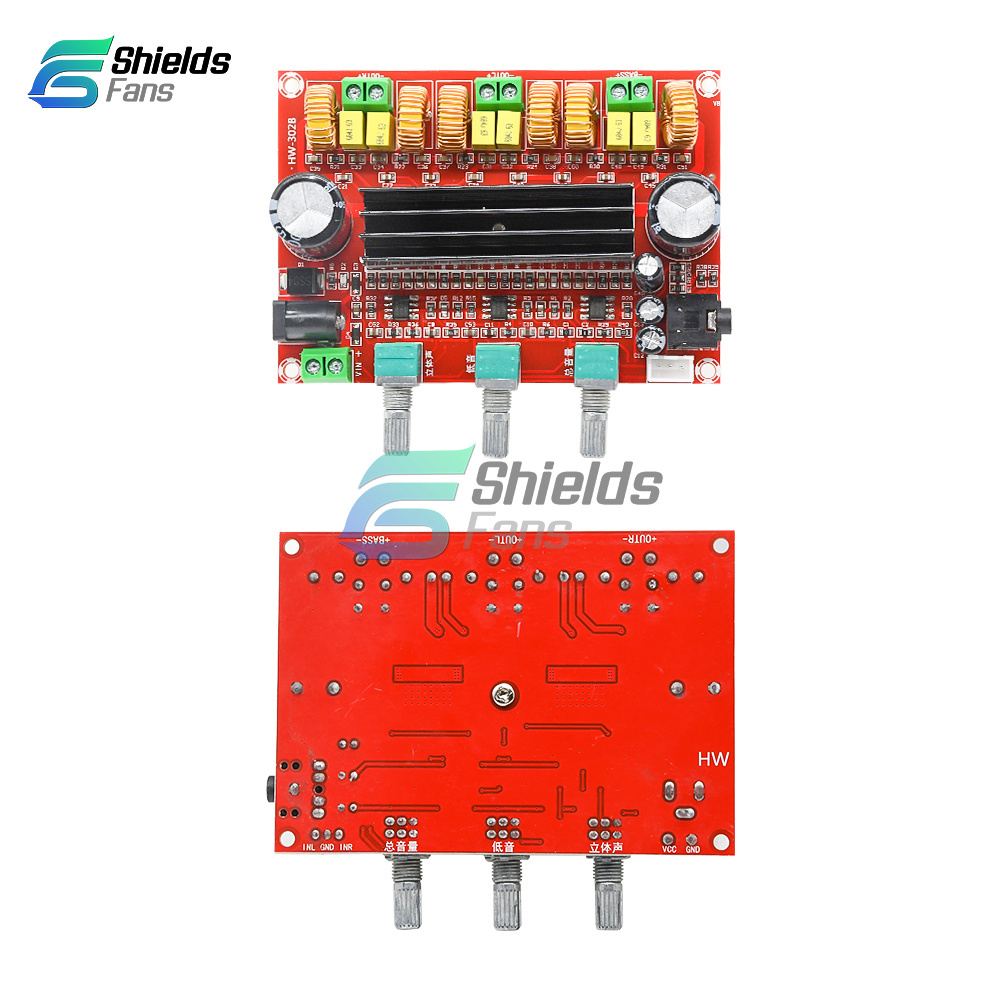 TPA3116D2 2x50W 2x50W+100W 2x120W Class D Dual Channel Digital Stereo Amplifier - Picture 21 of 34