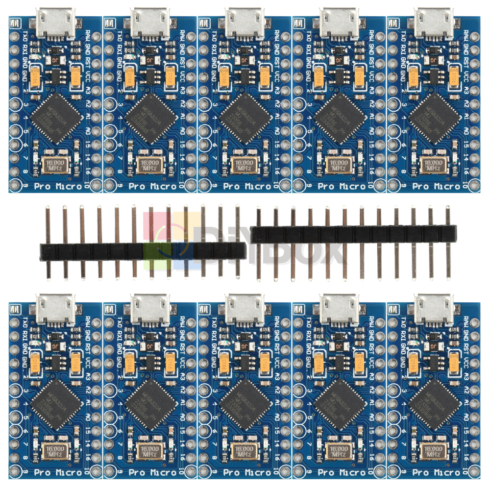 1/2/5/10x Leonardo Pro Micro ATmega32U4 16MHz 5V Pro Mini ATmega328 para Arduino - Imagen 22 de 27