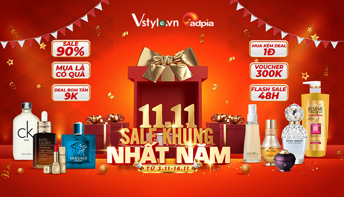 [VSTYLE] 11.11 - Sale chấn động đổ bộ