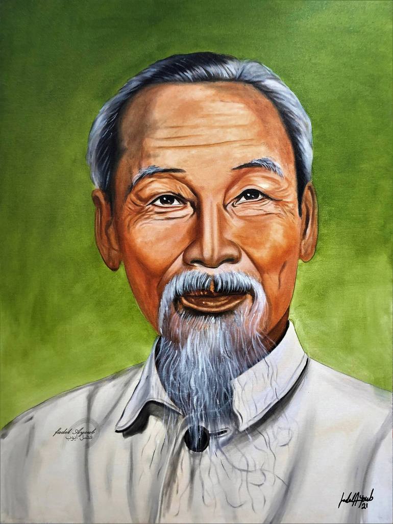 Portrait of Ho Chi Minh