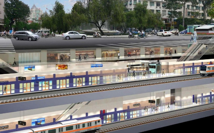 Construction done, Saigon metro line ready for equipment installation