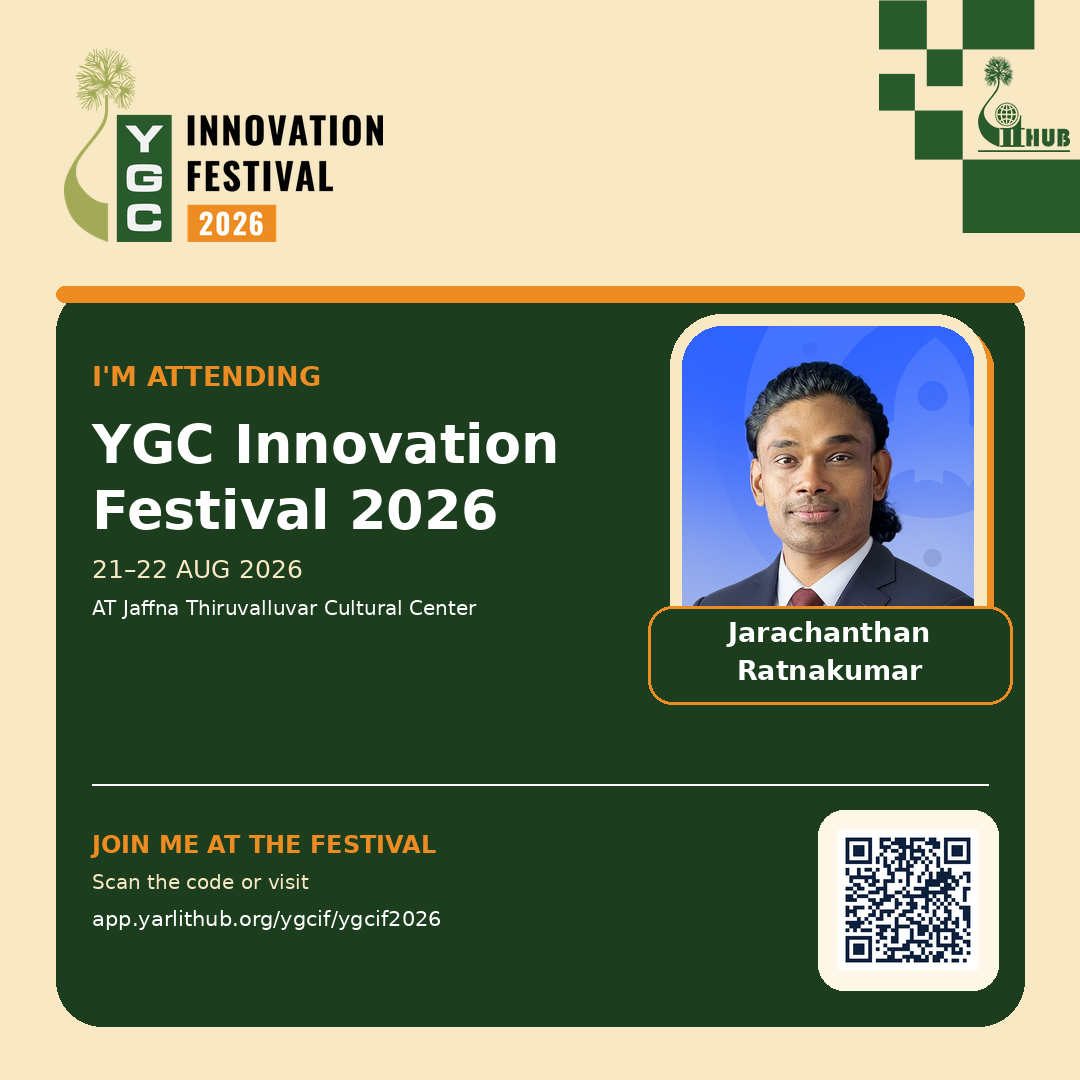 Jarachanthan attending YGC Innovation Festival 2026