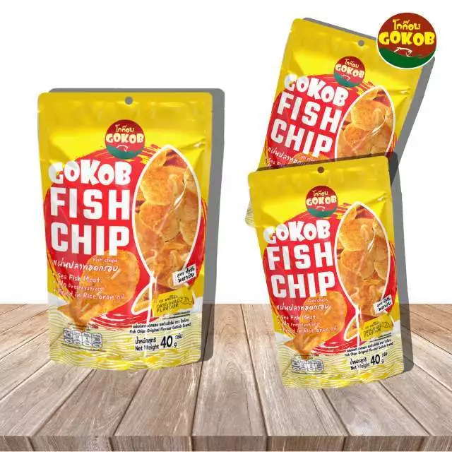 ปลาหวานกรอบ สูตรน้ำมันรำข้าว-ตราโกก๊อบ หอมกลิ่นปลาทอด ไม่เคลือบน้ำตาล รสต้นตำรับ 3 ซอง