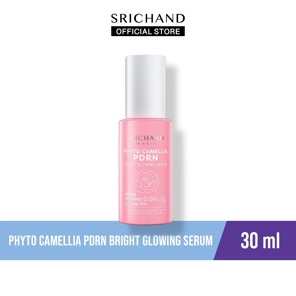 SRICHAND ศรีจันทร์ ไฟโต คามิลเลีย ไบร์ท โกลว์อิ้ง เซรั่ม Phyto Camellia PDRN Bright Glowing Serum 30 ml