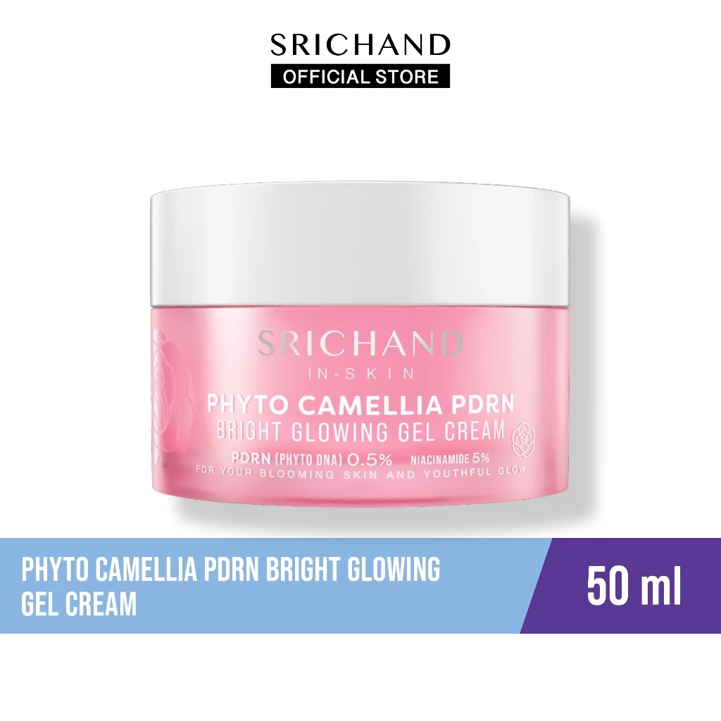 SRICHAND ศรีจันทร์ ไฟโต คามิลเลีย ไบร์ท เจล ครีม Phyto Camellia PDRN Bright Glowing Gel Cream 50 ml