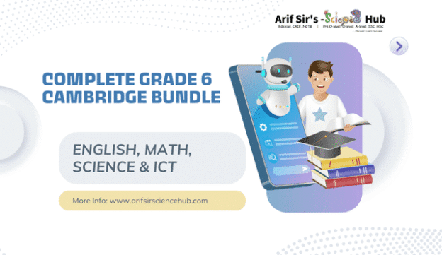 Complete Grade 6 Cambridge Bundle – English, Math, Science & ICT