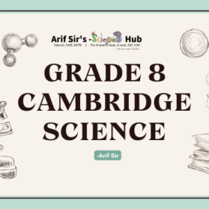Grade 8 Cambridge Science