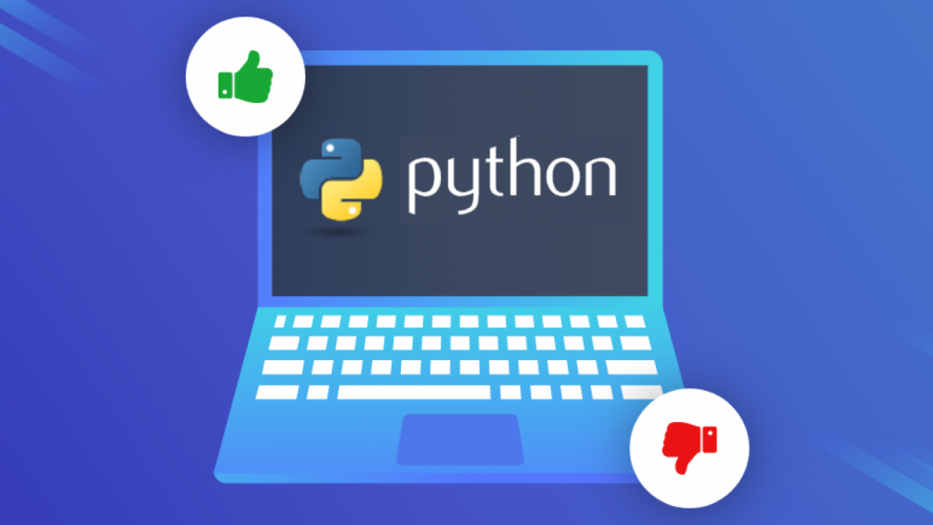 key points of Python advantages and disadvantages