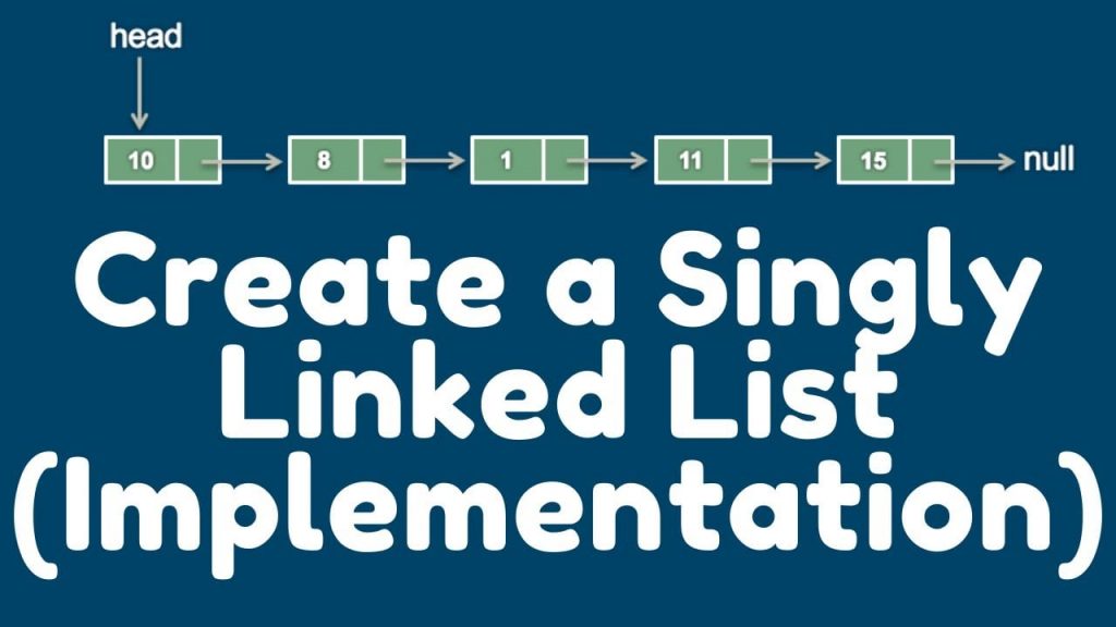 Singly linked list java