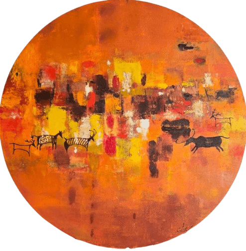 Crimson Haze by Gita  Hudson 