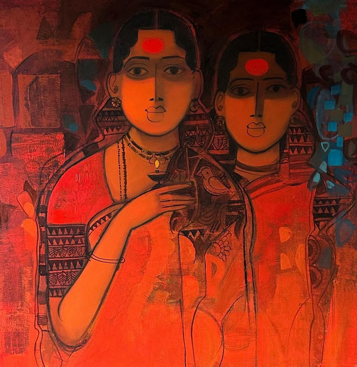 She Waited Where the Light Fell by Sachin Sagare 