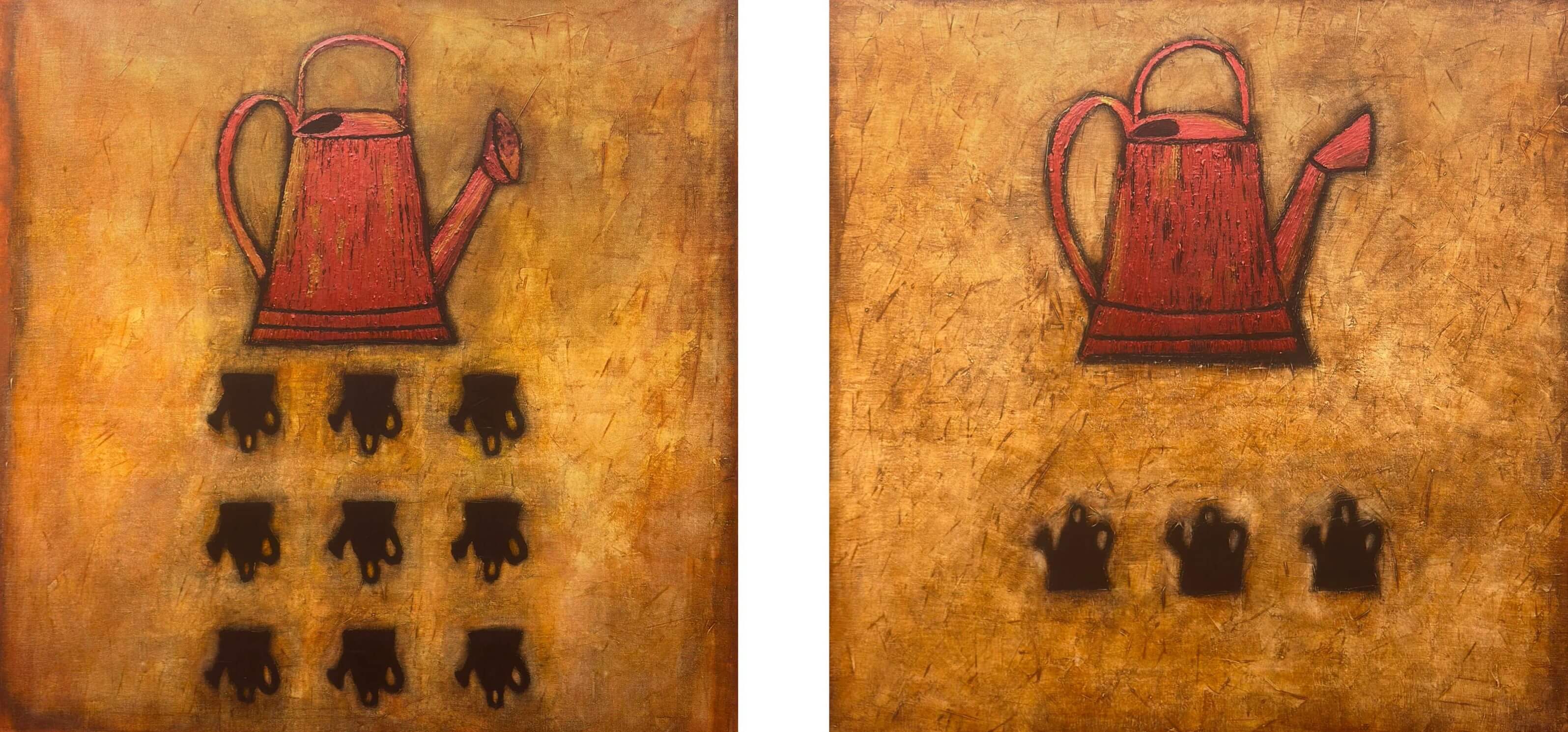 Multiplicity (Set of 2 works) by Trupti Joshi 