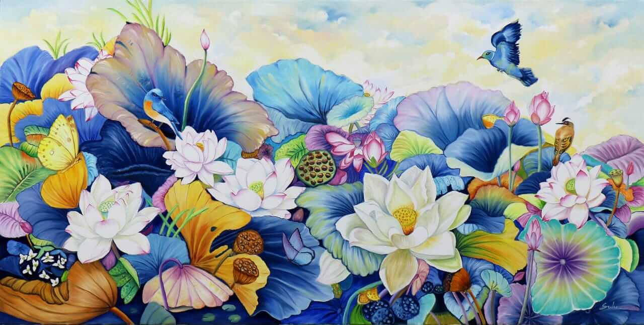 絵画 Frower art / bunmi / belle bloom 18_08_25_05_15_41_SecretMessen