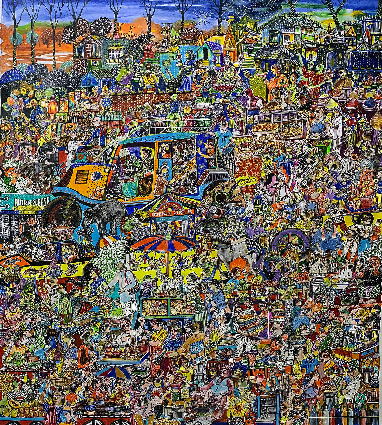 Diwali Market by Arun Kumar Mishra 