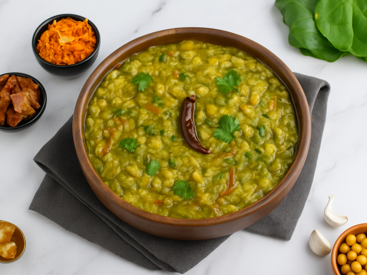 Dal Palak Khichdi