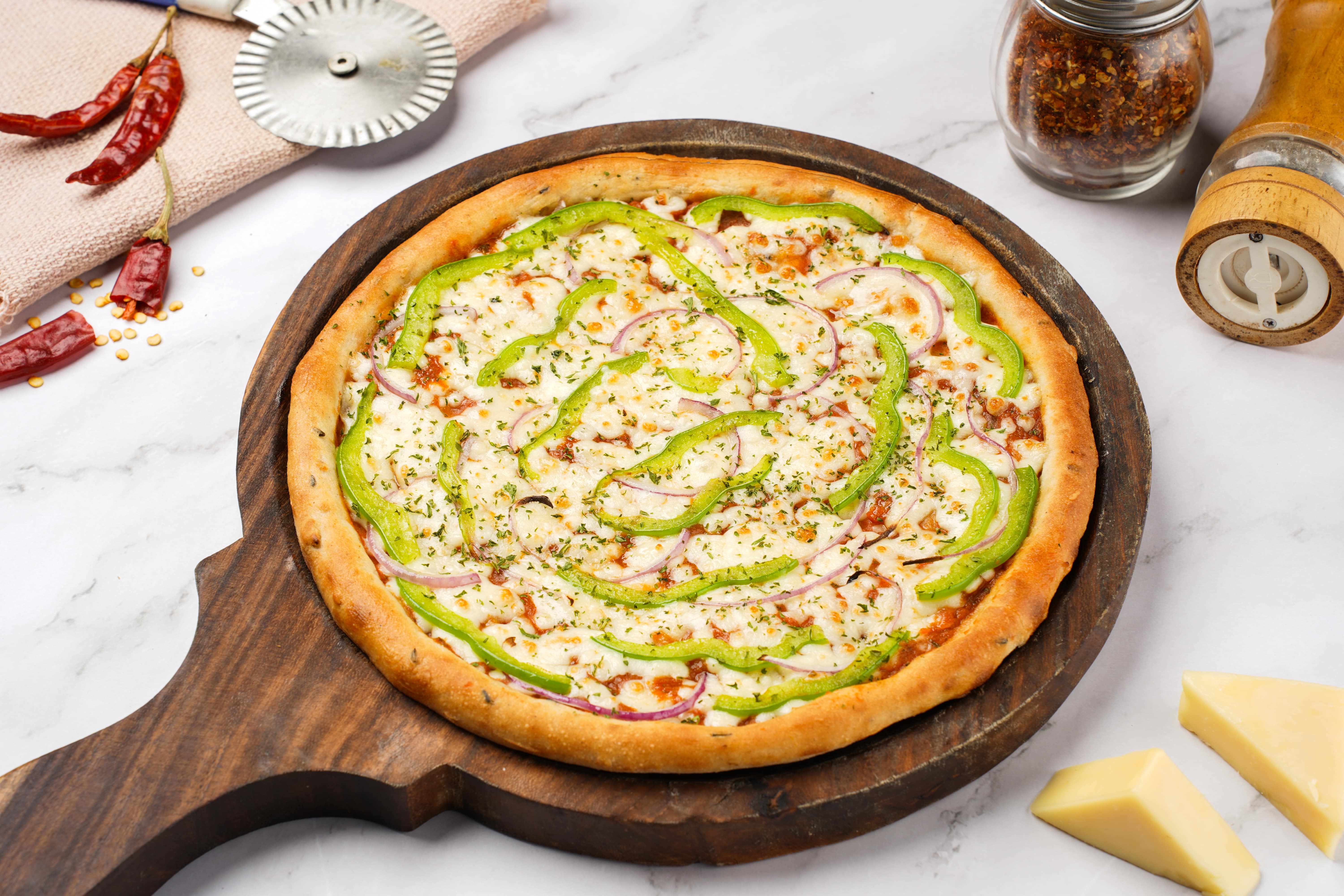 Veggie delight multigrain pizza