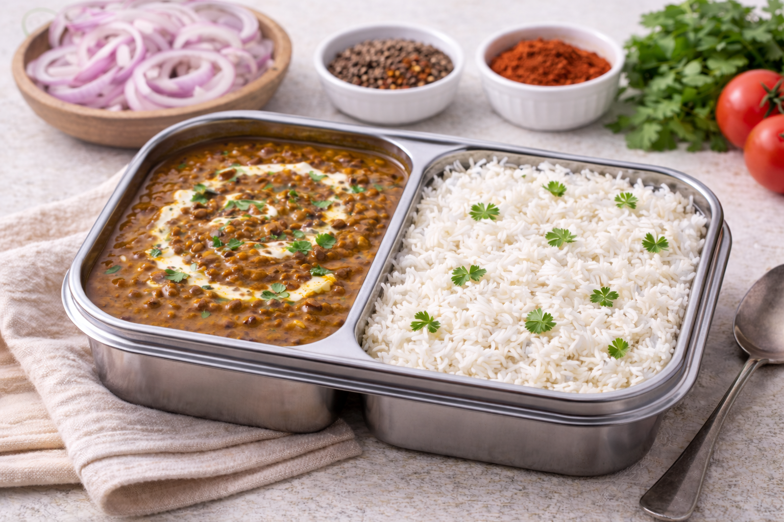 Dal Makhani Rice Bowl