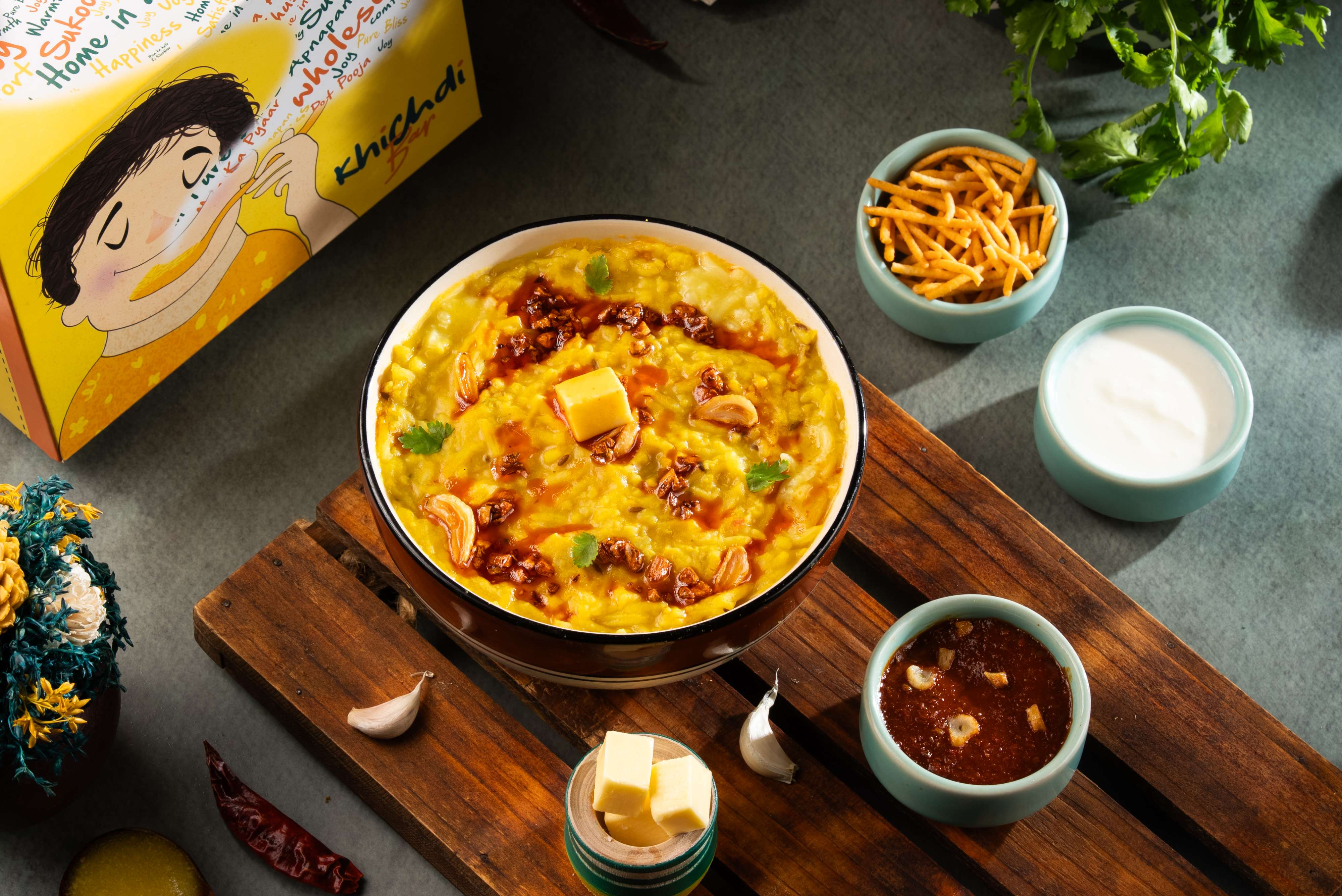 Butter Garlic Khichdi