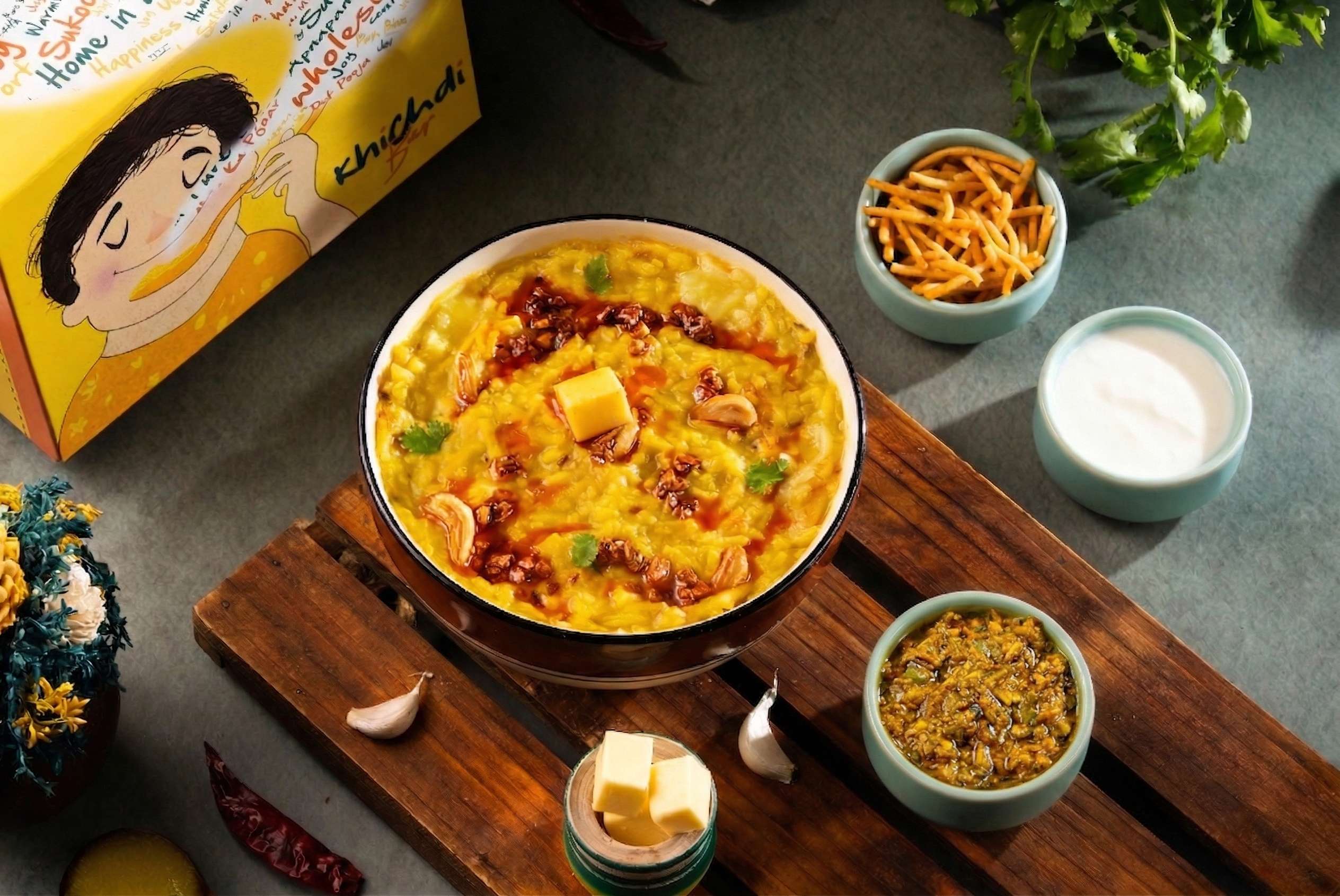 Butter Garlic Khichdi