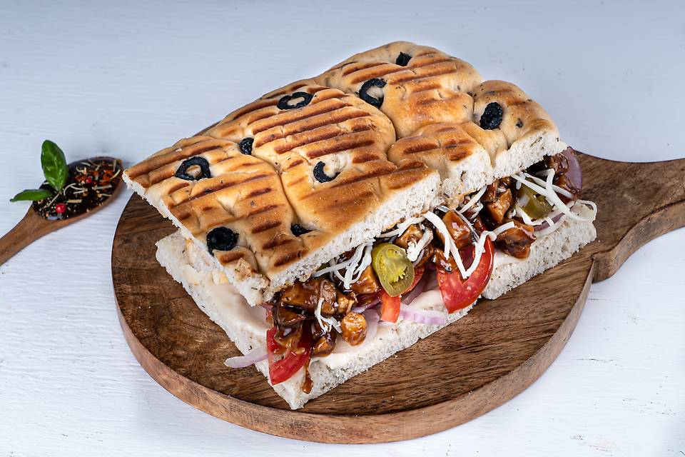 BBQ Chicken Focaccia
