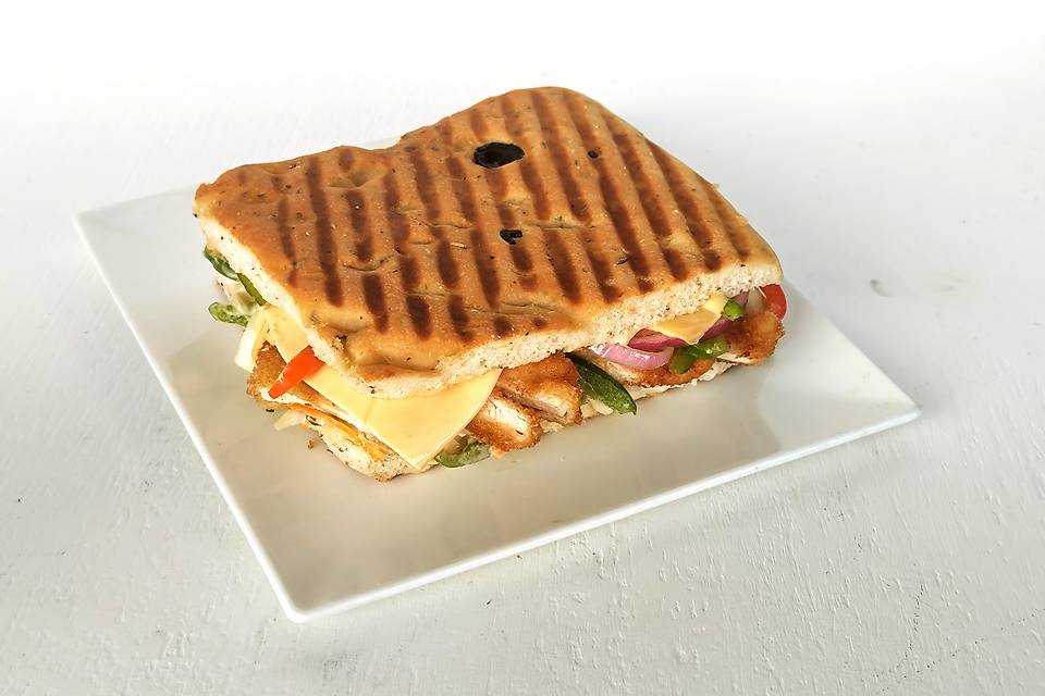 Chicken Katsu Focaccia Sandwich