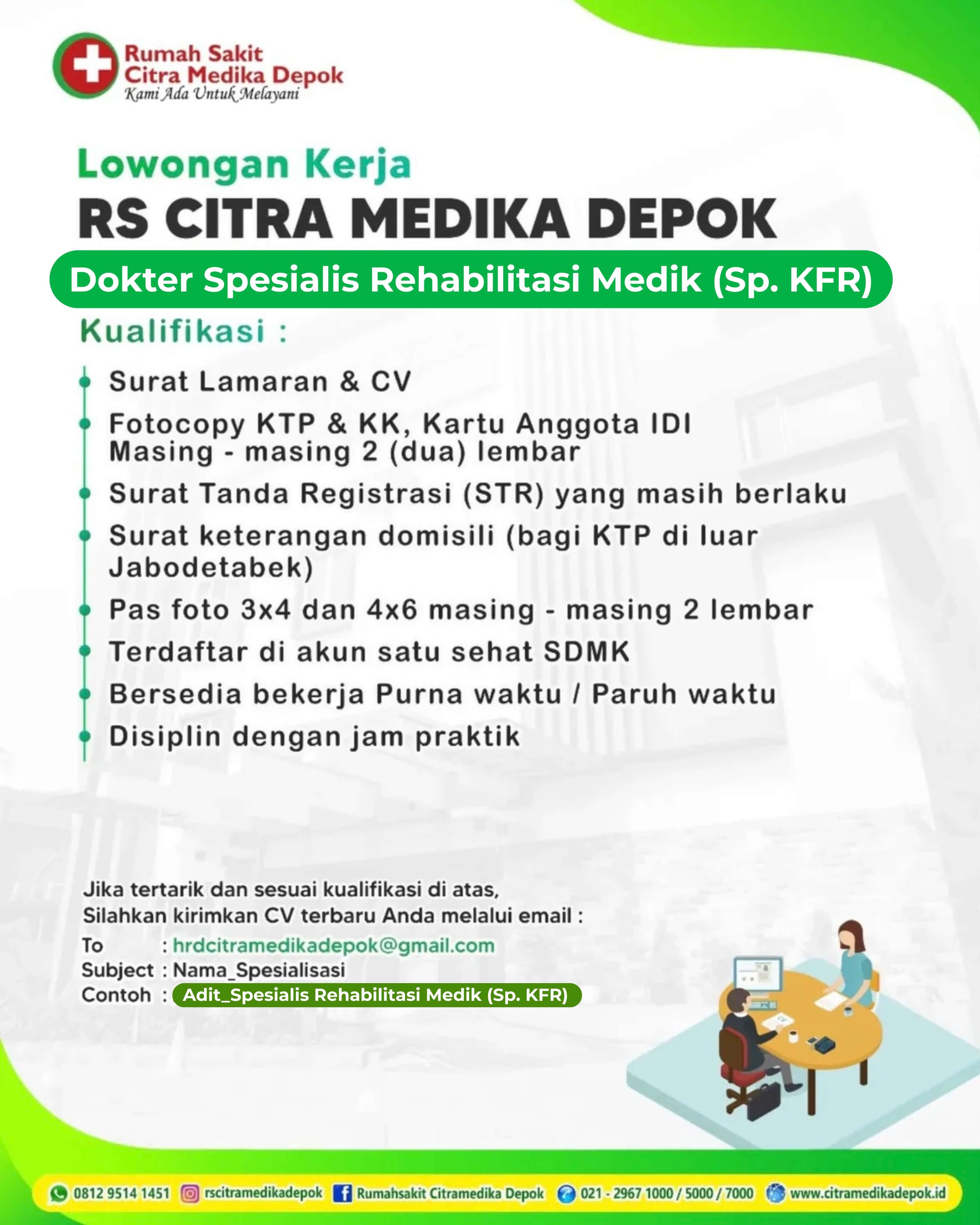 Dokter Spesialis Rehabilitasi Medik (Sp.KFR)