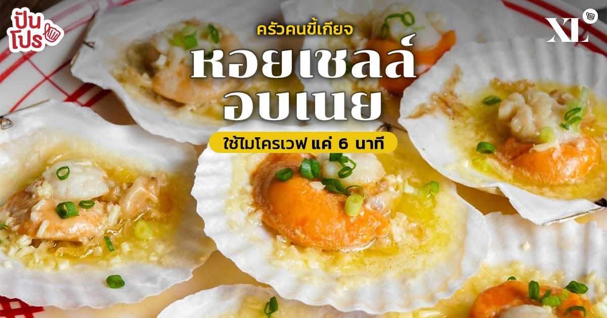 หอยเชลล์ อบเนย สูตรเด็ดง่ายเวอร์!! ใช้แค่ไมโครเวฟ ก็อร่อยได้เหมือนมาภัตตาคาร หอยเชลล์ อบเนย สูตรเด็ดง่ายเวอร์!! ใช้แค่ไมโครเวฟ ก็อร่อยได้เหมือนมาภัตตาคาร