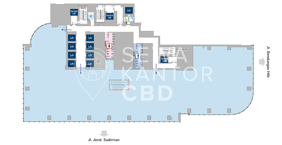 Jakarta Mori Tower Floor Plan