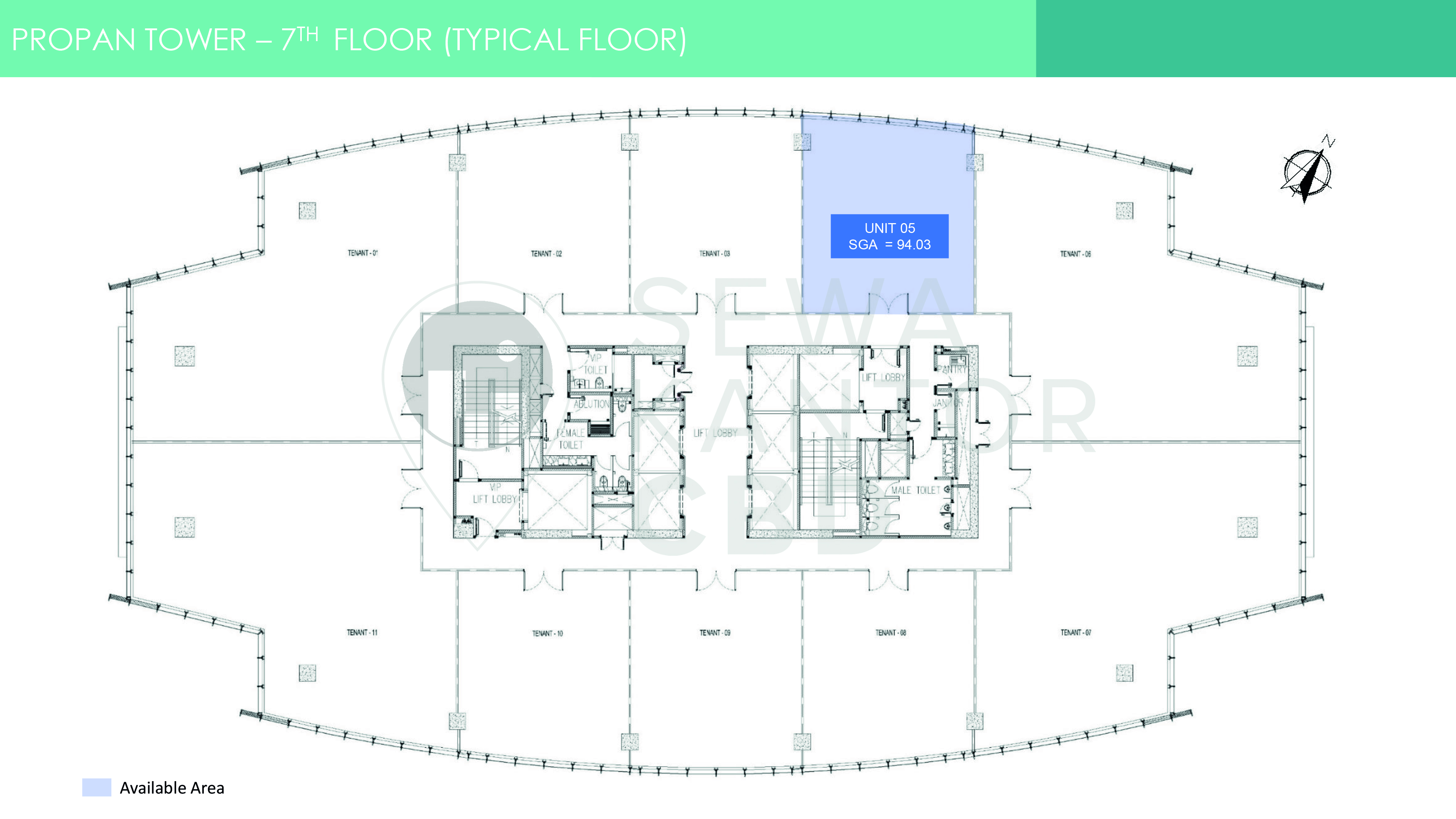 Propan Tower Floor Plan