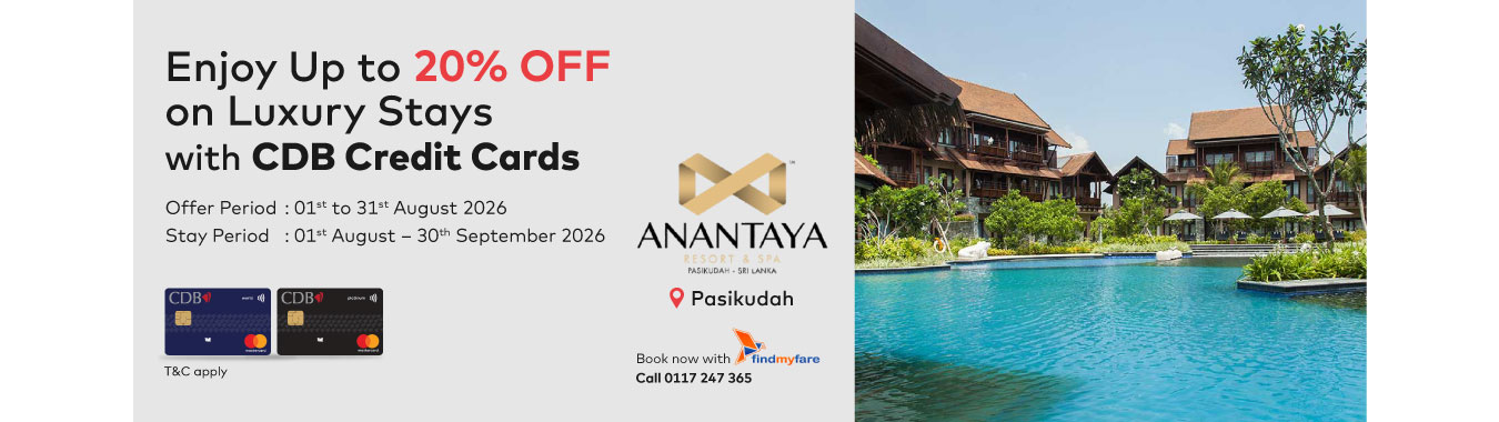 Enjoy Up to 20% OFF at Anantaya Resorts & Spa – Pasikudah