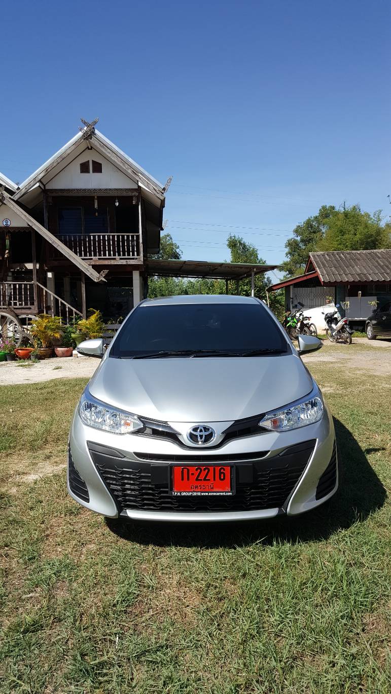 เช่ารถ รถเช่า อุดรธานี Toyota Yaris 2018