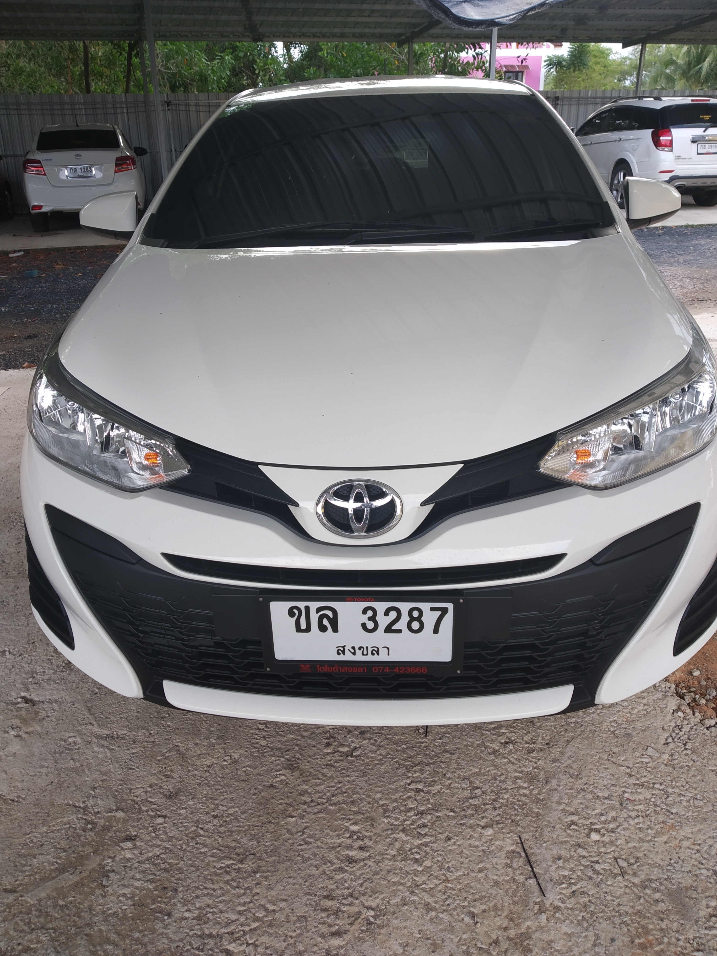 เช่ารถ รถเช่า หาดใหญ่ Toyota Yaris 2018