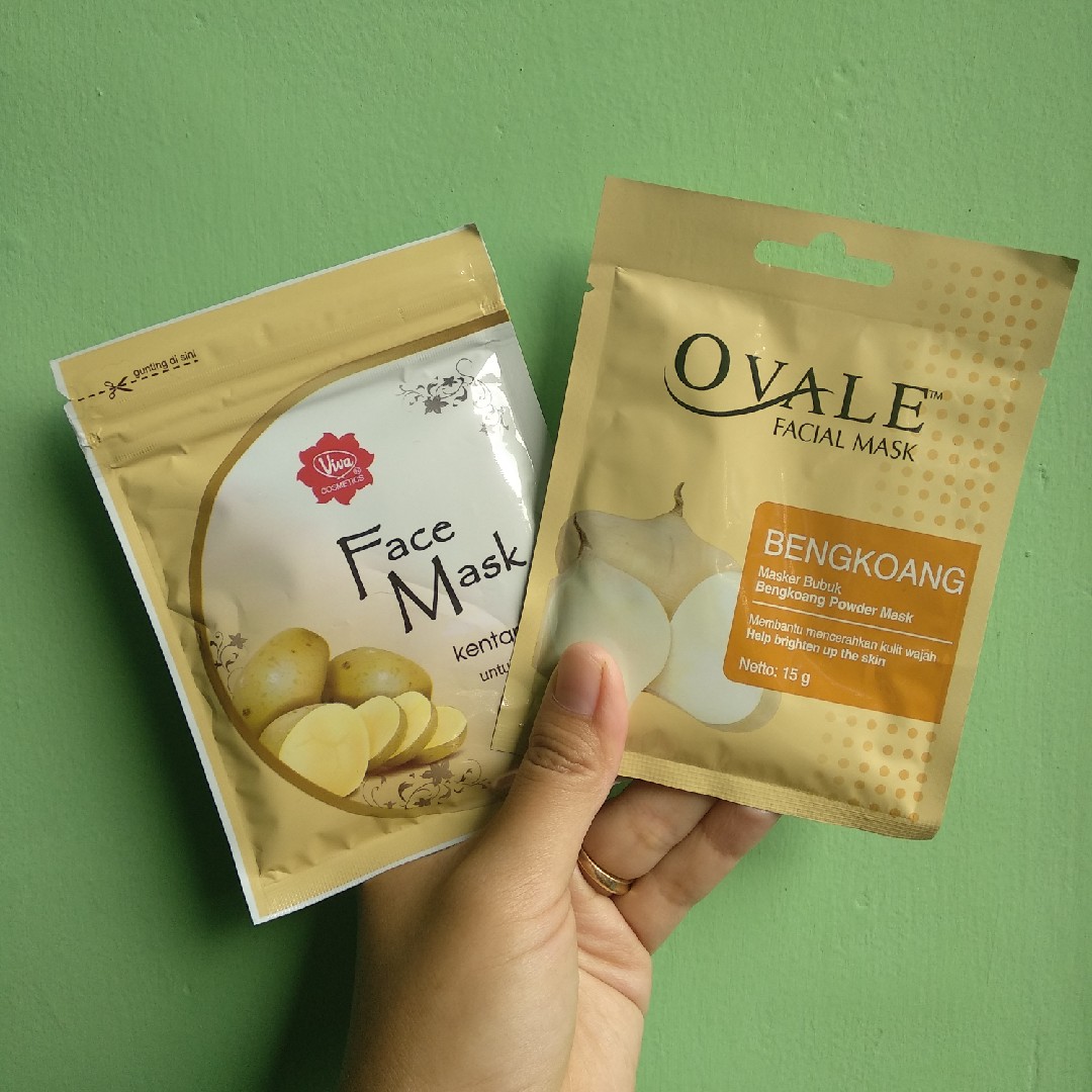 Face Masker Kentang Viva Air Mawar Shopee Indonesia