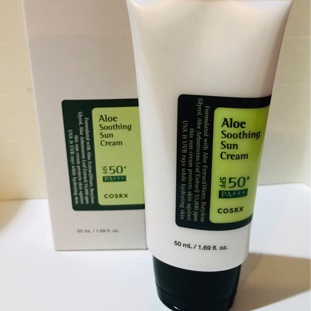cosrx aloe soothing sun cream non comedogenic