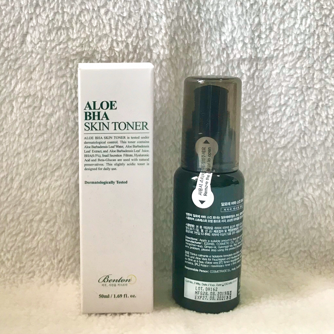 benton aloe bha skin toner female daily