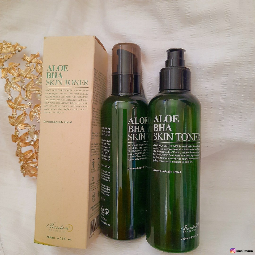 benton aloe bha skin toner female daily