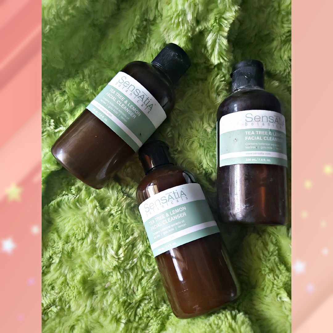 sensatia botanicals tea tree & lemon facial cleanser