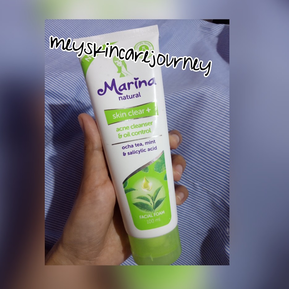 marina facial foam green tea