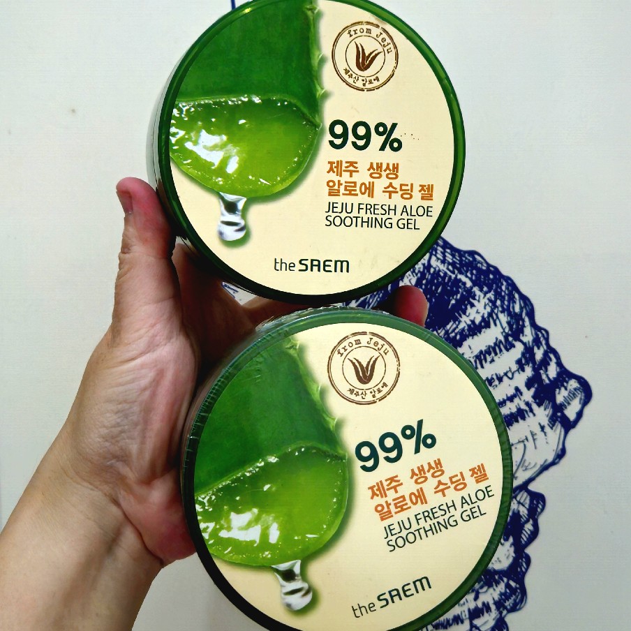 the SAEM 99% Jeju Fresh Aloe Soothing Gel - Beauty Review