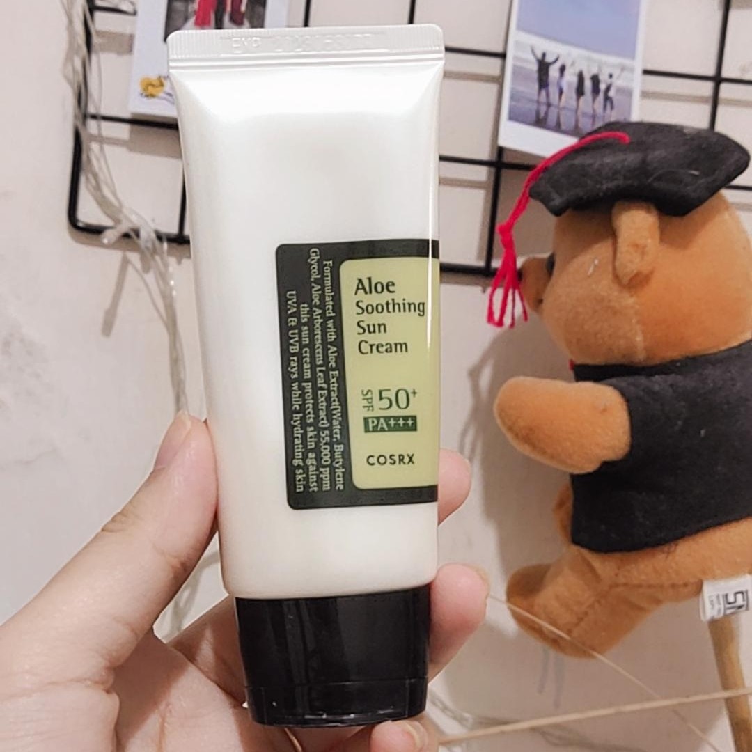 cosrx aloe soothing sun cream non comedogenic