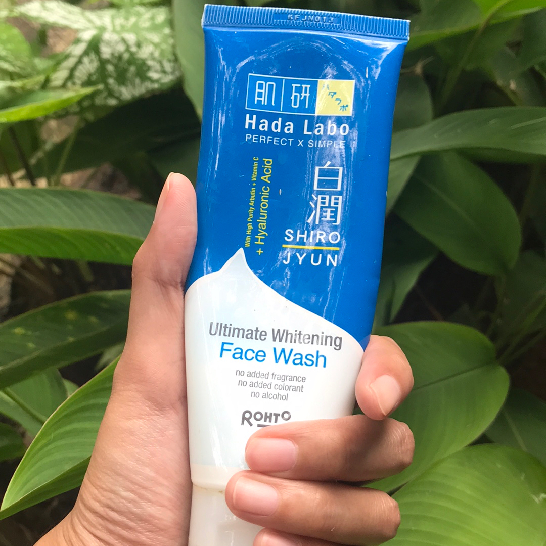 hada labo ultimate whitening face wash
