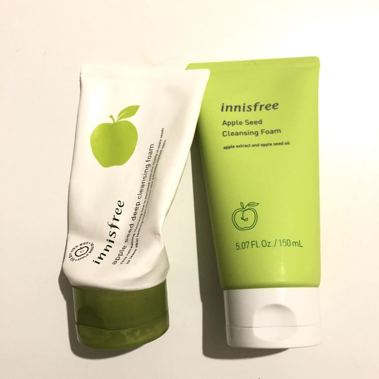 innisfree apple seed cleansing foam review