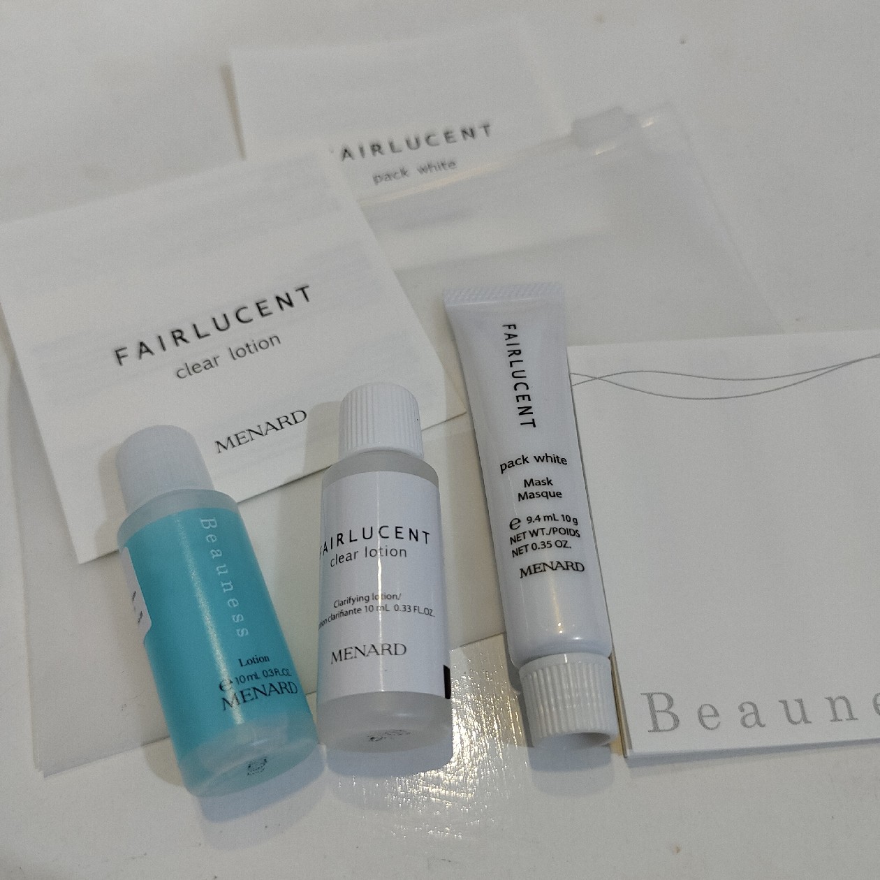 メナード FAIRLUCENT BRIGHTENING PACK 110g 2本 MENARD FAIRLUCENT