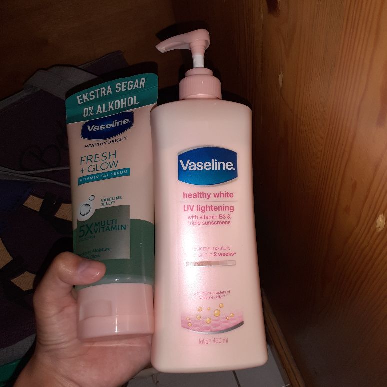 vaseline fresh glow gel serum