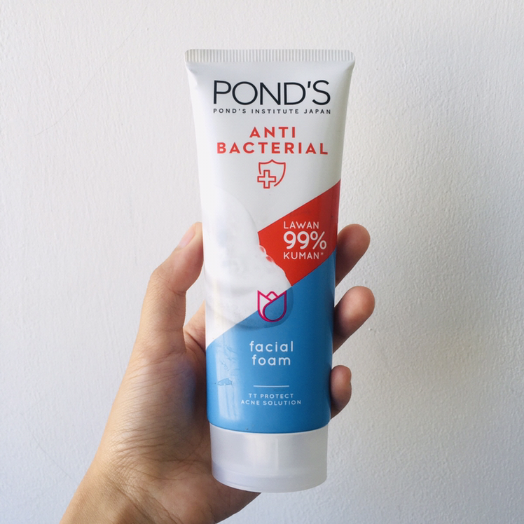 ponds facial foam anti bacterial
