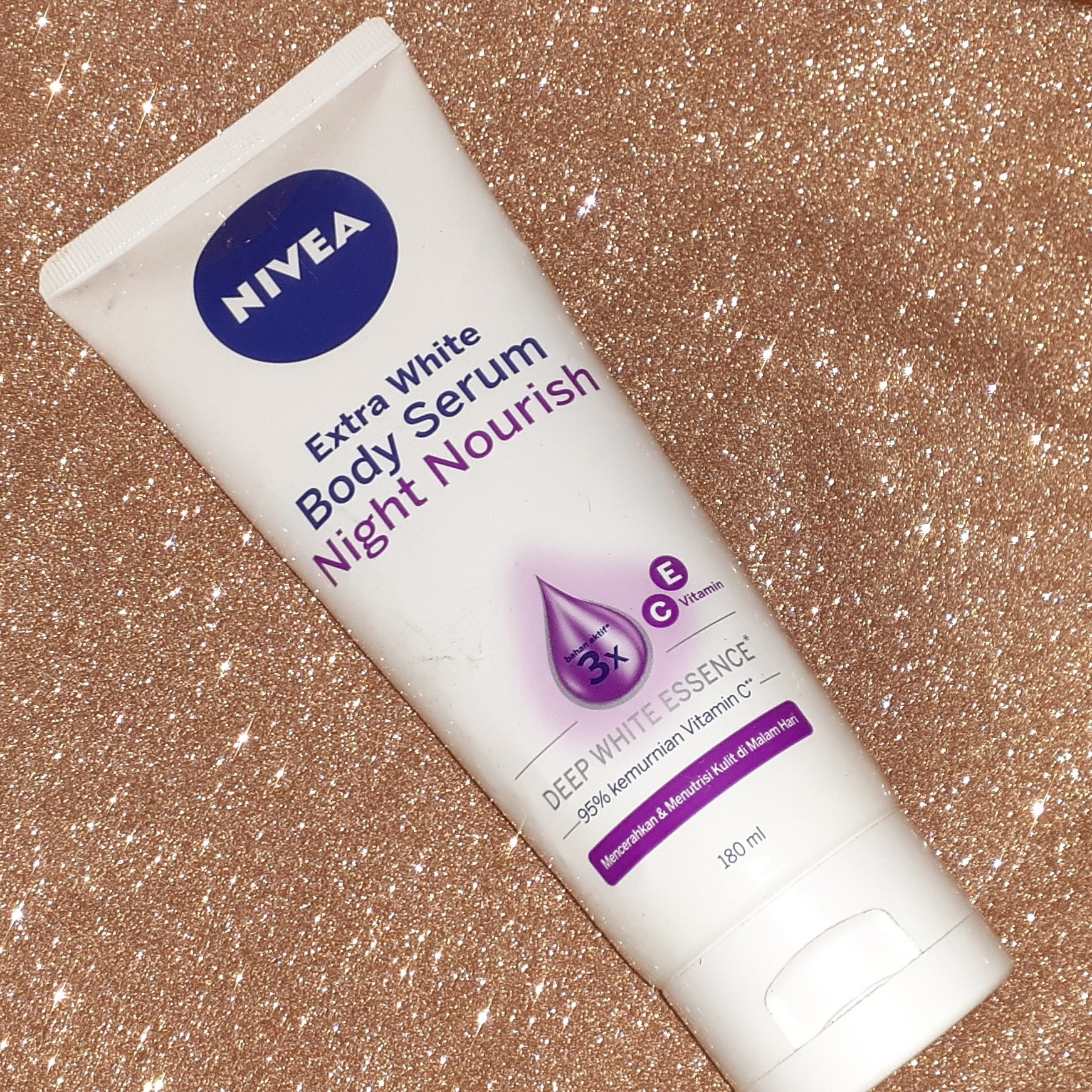 body serum nivea night nourish